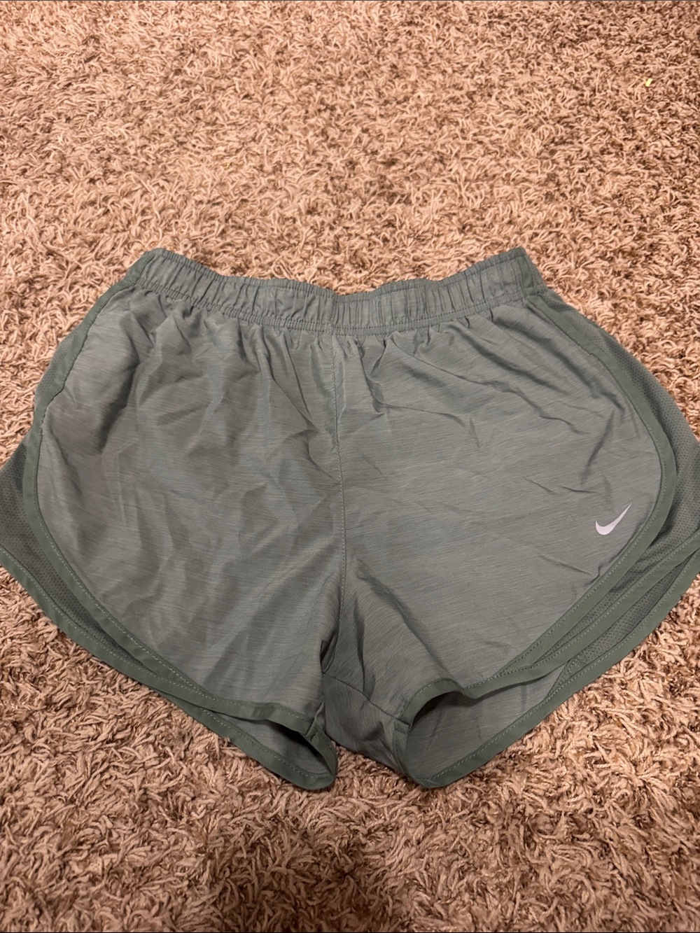 Nike Women's Athletic Shorts - Olive